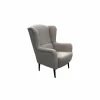 Oorfauteuil Canto 76x80x107cm - stof - natuur