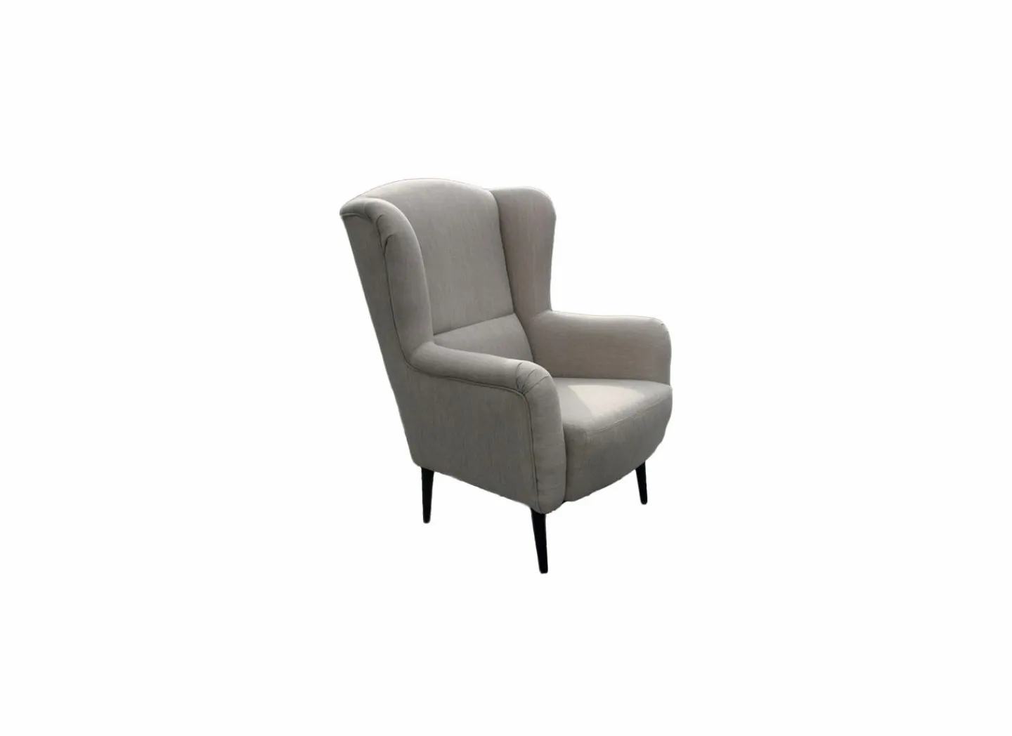 Oorfauteuil Canto 76x80x107cm - stof - natuur