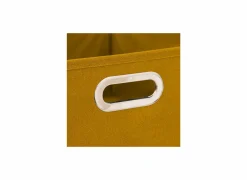 Opbergbox 31x31x15cm mosterd