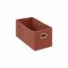 Opbergbox 31x15x15cm terracotta