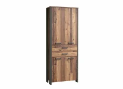 Opbergkast Clif-B 86x42x221cm - decor - old wood