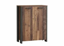Opbergkast Clif-B 86x42x115cm - decor - old wood & beton