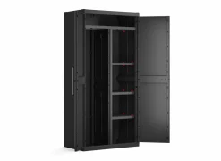 Keter Opbergkast Detroit 89cm - polypropyleen - zwart