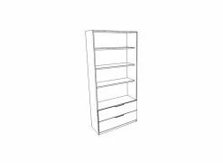 Opbergkast Image 7 80cm - melamine - honing eik