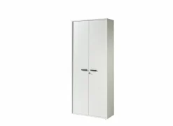 Opbergkast Pronto 1 90x216x40cm - melamine - wit