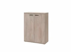 Opbergkast Rio 2 90x40x117cm - melamine - humus eik