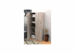 Opbergkast 80x40x180cm - decor - new grey oak