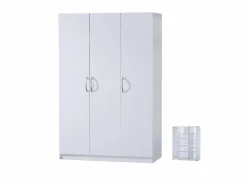 Opbergkast 120x40x180cm - decor - snow white