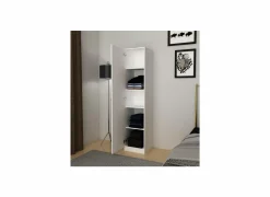 Opbergkast 40x40x180cm - decor - snow white