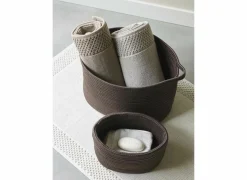 Aquanova Opbergmand Reno 24x18x16cm - kunststof - pecan