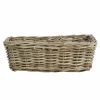 Opbergmand 45,4x23,9x14,7cm - rotan - bruin