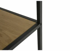 Opbergrek Tower 70x30x178cm - melamine & metaal - wild oak