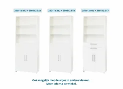 Opbouwset Prima 83,7x105,4cm - decor - wit