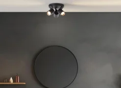 Brilliant Opbouwspot Alessia met 3 spots 5W GU10 mat zwart