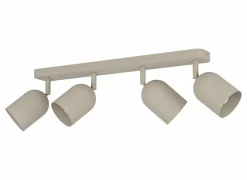 Opbouwspot Tilston met 4 spots 40W E14 zand