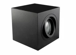 Opbouwspot vierkant 50W GU10 zwart