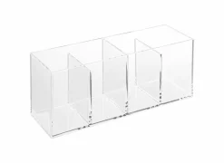 Organizer Selena 22,3x7xH9,8cm - plexiglas - transparant