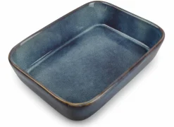 Ovenschaal Duna 27x21cm - stoneware - blauw