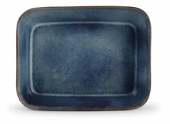 Ovenschaal Duna 27x21cm - stoneware - blauw