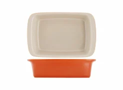 Ovenschaal Fontestic 15,8x10,2cm - stoneware - roest