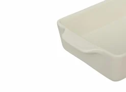 Ovenschaal 23x14cm - keramiek - terracotta of cream