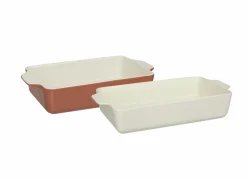 Ovenschaal 31x18cm - keramiek - multicolor