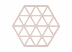 Pannenonderzetter 16x14cm - silicone - roze