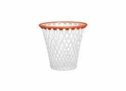 Papiermand Basket wit/oranje