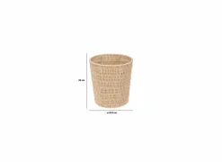 Papiermand Cord H25cm - papier - beige