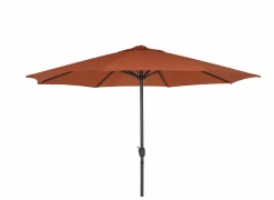 Parasol Nerissa Ø350cm rood met beschermhoes