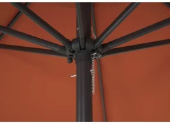 Parasol Nerissa Ø350cm rood met beschermhoes