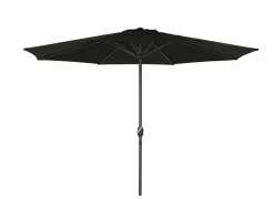 Parasol Nerissa Ø300cm zwart met beschermhoes