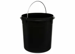 Pedaalemmer Duo 5L - metaal & kunststof - ficus