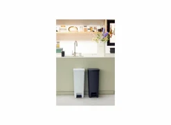 Brabantia Pedaalemmer StepUp 40L donkergrijs