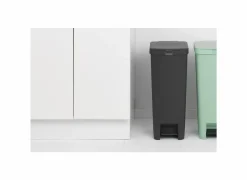 Brabantia Pedaalemmer StepUp 40L donkergrijs