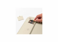 Brabantia Personenweegschaal 28x28x3cm - glas - soft beige