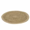 Placemat Khan Ø37cm - jute & zeegras - naturel