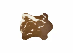 Mars & More Placemat Koe 30x48cm  - leder - bruin & wit