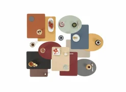 Placemat Togo 33x45cm - lederlook - taupe