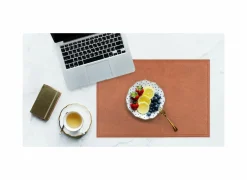 Placemat Troja 33x45cm - lederlook - caramel