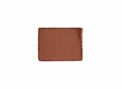 Tiseco Placemat Vera 33x45cm - katoen & stof - rood