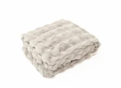 Plaid Bilbao 150x200cm - polyester - beige