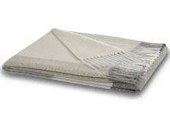 Plaid Desire Grey 130x170cm - polyester & katoen - grijs