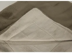 Plaid Kruisem 150x200cm - microvezel - dune & sable