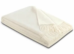 Plaid Marmor-Stone 150x200cm - kasjmier & wol - wit