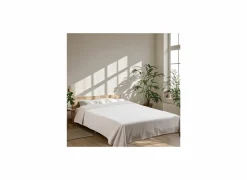 Plaid Oxford 150x200cm - polyester - beige