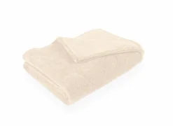 Tiseco Plaid Pippa 150x200cm - flanel - ivoor