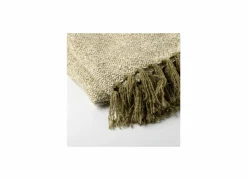 Plaid Sally 140x180cm gerecycled katoen & polyester - groen