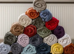 Plaid Valencia 150x200cm - polyester - creme