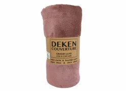 Plaid 220x240cm - microvezel - figue